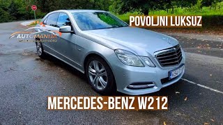 Mercedes Benz E klasa Idealan izbor za Balkance vec povoljni luksuz  Auto test AutoManija [upl. by Eisset241]