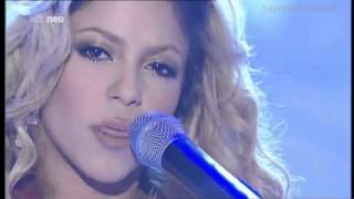 Shakira Whenever Wherever Live Wetten Dass [upl. by Frodine]