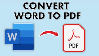 Convert Word to PDF [upl. by Atiuqnahs]