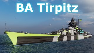 World of WarShips BA Tirpitz  4 Kills 278K Damage [upl. by Arammahs]