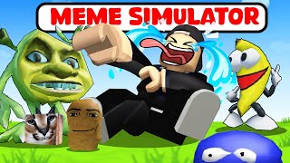 MEME Simulator in Roblox [upl. by Orsay580]