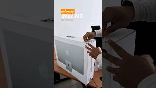 unboxing iMac M3 untuk DKV Unesa 2024 imac m3 applesilicon macbookm3 apple unboxingshorts [upl. by Ramas673]