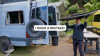 VanLife Build Series  Reinstalling Bump Outs [upl. by Nyvek]