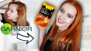 GARNIER OLIA INTENSE COPPER REVIEW  so good Ive cancelled the salon [upl. by Sidoon]