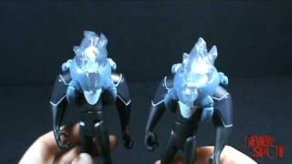 Toy Spot  The Batman Arkham Asylum set Mr Freeze figure [upl. by Akimihs]