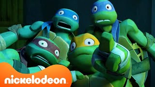 TMNT Las Tortugas Ninja  ¡15 MINUTOS de escenas de pela de las Tortugas Ninja ⚔️  Nickelodeon [upl. by Ettennig]