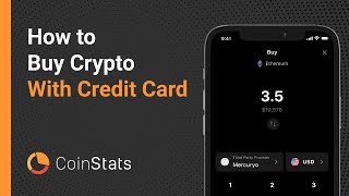 CoinStats Wallet  How To Buy Crypto With Credit Card [upl. by Eira]