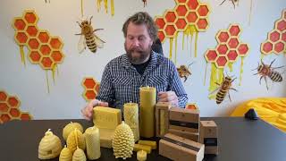 Beeswax candles naturally beneficial [upl. by Llertrac]