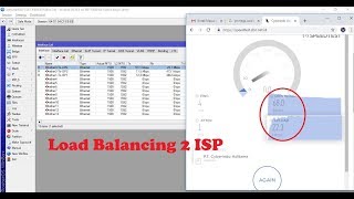 Cara Load Balancing 2 dua ISP di Mikrotik RB 1100AHx4 Dude Edition Metode PCC [upl. by Madelene]