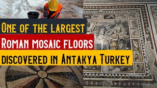 One of the largest Roman mosaic floors discovered in Antakya Turkey [upl. by Prestige263]