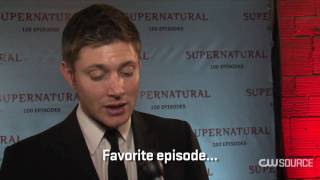 Supernatural Jensen AcklesRed Carpet Chat [upl. by Atinrahc]