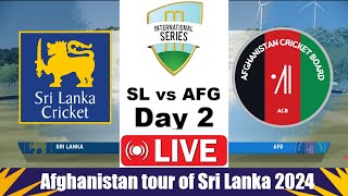 Day 2 Sri Lanka vs Afghanistan Only Test Live  SL vs AFG Test Live Cricket Score  Cricket 22 [upl. by Yelyk291]