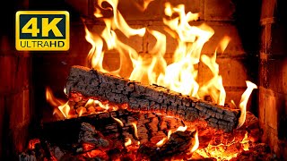 🔥 Cozy Fireplace 4K 12 HOURS Fireplace Ambience with Crackling Fire Sounds Fireplace Burning 4K [upl. by Reiter623]