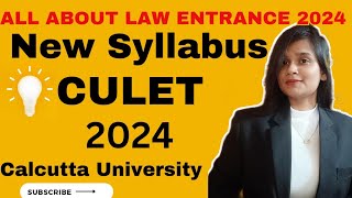 Law Entrance Exam 2024🧑‍🎓 Syllabus Calcutta University Law Admission কীভাবে ভর্তি হবে🤔 [upl. by Eneja]