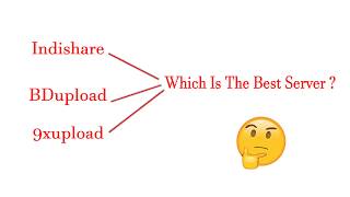 Which IS The Best Server Uptobox  Indishare  bdupload [upl. by Aunson441]