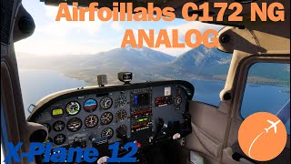 X Plane 12  Airfoillabs C172 NG ANALOG [upl. by Renate646]