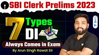 SBI Clerk Pre 2023  Data Interpretation  7 Types of DI  Quant by Arun Sir [upl. by Subocaj867]