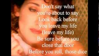 Celine Dion  Think Twice lyrics [upl. by Jedlicka]