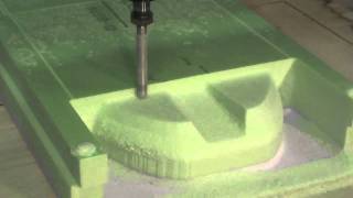 CNCRouter  Fräsmaschine Fräse 3D milling XPS Foam Formenbau  Molds [upl. by Osithe]