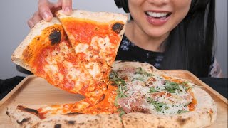 GRAY BACKGROUND PIZZA AT MIDNIGHT EATING SOUNDS LIGHT WHISPERS  SASASMR [upl. by Eurydice]