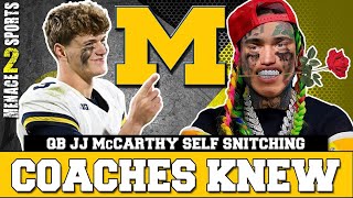 Michigan Wolverines QB JJ McCarthy Snitched on Jim Harbaugh [upl. by Karin]