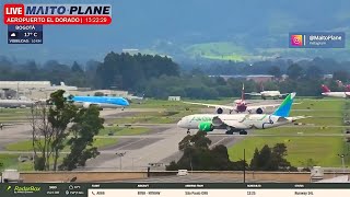 DOS BOEING 787 Y UN AIRBUS 350 AL MISMO TIEMPO EN BOGOTÁ [upl. by Orrocos]