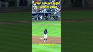 Shohei Ohtani home run last night at Rockies game 💙 [upl. by Malvina629]