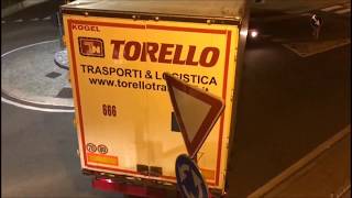 BRANDIZZO  DOPPIA ROTATORIA VIA TORINO  INCASTRI SERALI DEL 27 SETTEMBRE 2017 [upl. by Eixid]