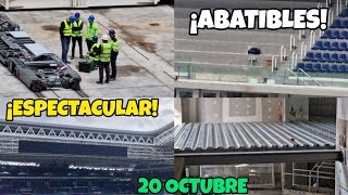 🚨 MÁS VIDEOMARCADOR y CIERRE DEFINITIVO de PUERTAS ⚠️ OBRAS del SANTIAGO BERNABÉU 20 octubre 2023 [upl. by Marlo]