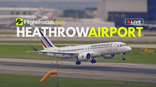 Heathrow Airport Live  Storm Kathleen Saturday 06th April 2024 [upl. by Iadrahs176]