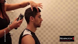 Tutoriel  Coupe de cheveux homme avec la tondeuse Pro Power Series HC5750 [upl. by Loginov]