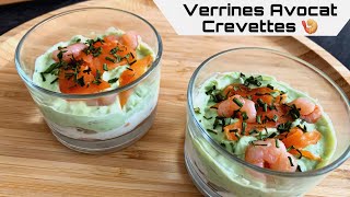 VERRINE AVOCAT CREVETTE 🍤🥑 [upl. by Asnarepse]