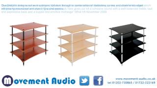 Quadraspire Q4EVO  Q4 EVO amp Q4L HiFi Stand which is available from Movement Audio [upl. by Wendall291]