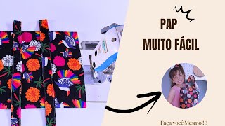 COSTURA PARA INICIANTES 🌟 Bolsinha FÁCIL  sewing diy [upl. by Aicilet620]