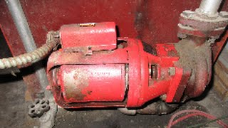 Bell and Gossett 16 hp boiler pump reworking [upl. by Euqinomad]