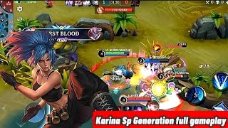 mabar dengan kawan kawan mode karina japir auto gacor wkwkwkkarina mobilelegends spgeneration [upl. by Oratnek]