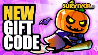 NEW SURVIVORIO GIFT CODE FREE GEMS amp ENERGY  HALLOWEEN PROMO CODE REDEEM IT NOW [upl. by Oetsira]