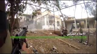 Syrian War 2015  Syrian Arab Army SAA and Hezbollah strikes back in Nabua [upl. by Ihc]