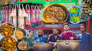 Dumpukht cooking AFGHANISTAN AMAZING FOOD in marko bazar Qadeem shinwari roosh in Afghanistan [upl. by Notsa934]