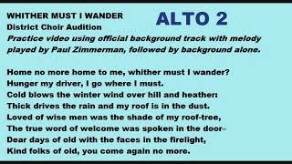 Whither Must I Wander ALTO 2 [upl. by Aneele]