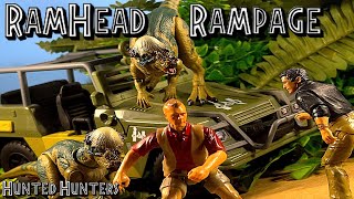 RamHead Rampage Lost World Jurassic Park StopMotion hammondcollection jurassicparkstopmotion [upl. by Salaidh]