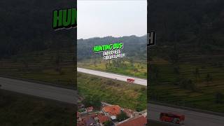 Hunting Bus underpass Cibeureuyeuh drone huntingbus shorts [upl. by Tacklind762]