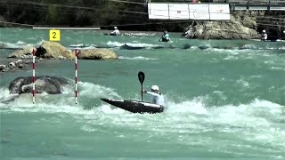 Coupe de France N1 2024 kayak slalom à LArgentièrelaBessée samedi [upl. by Llenwahs]