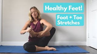 Foot amp Toe Stretches for Happy Healthy Feet [upl. by Giffie]