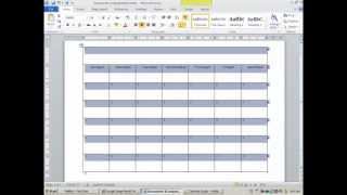 How to Create and Customize Calendar in MS Word [upl. by Ahsikat]