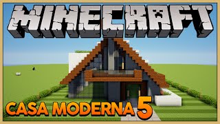 Minecraft Construindo uma Casa Moderna 5 AFrame House [upl. by Langham]