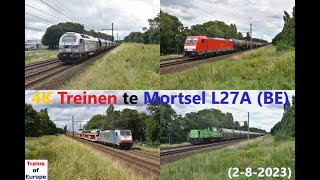 4K Treinen te Mortsel L27A BE 282023 [upl. by Innad]