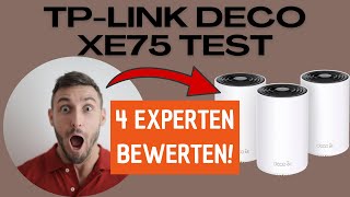 TPLink Deco XE75 Mesh WLANSet Test Erfahrungen Review [upl. by Oakman961]