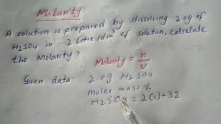 How to calculate the molarity of a solution  molarity practice problems [upl. by Klinges209]