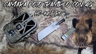 CAMARA FOTOTRAMPEO CON 4G HC940PRO [upl. by Dearden]